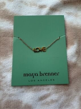 Maya Brenner Gold "LOVE" Bracelet